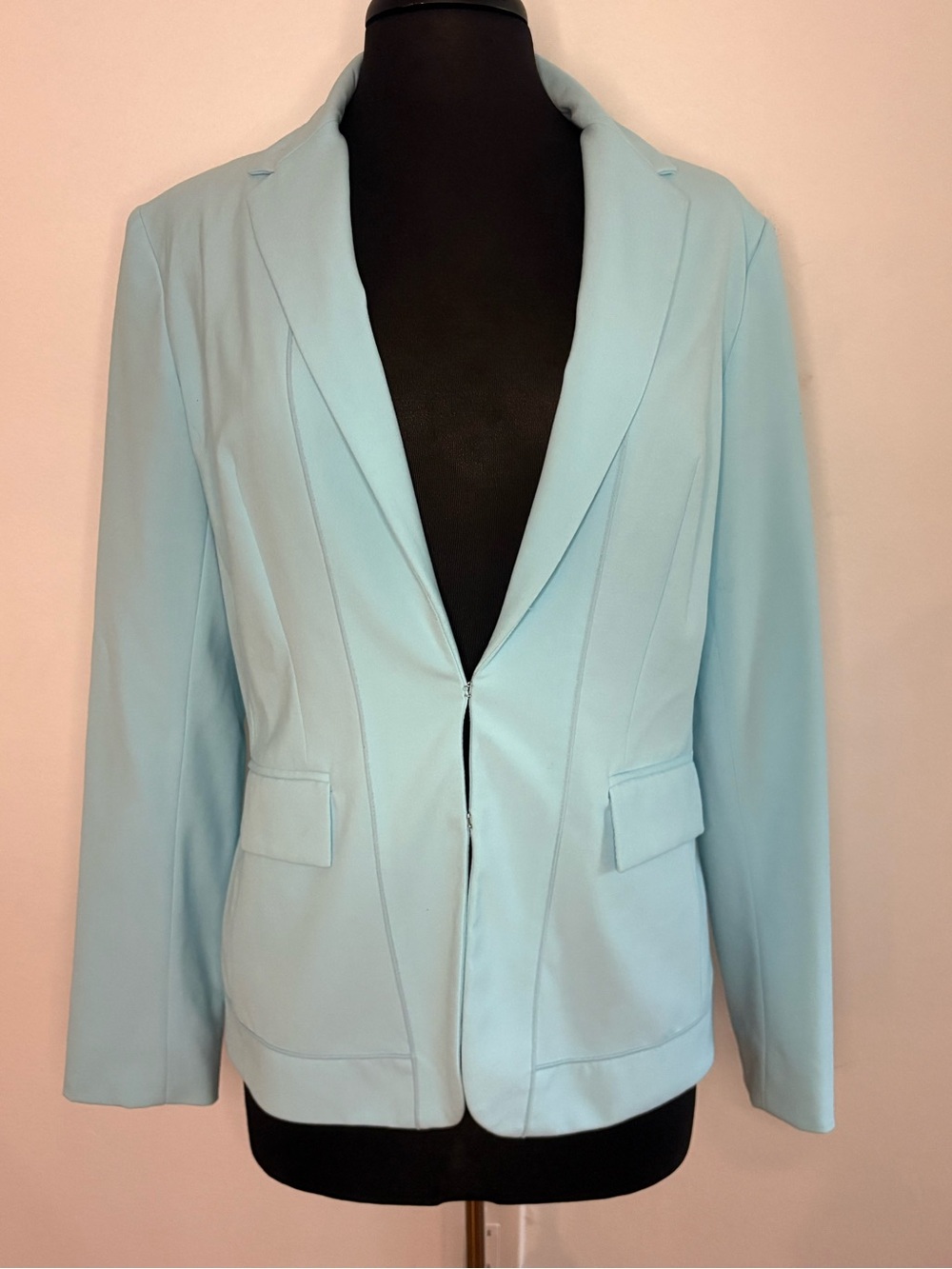Light Blue Women's Blazer Jacket